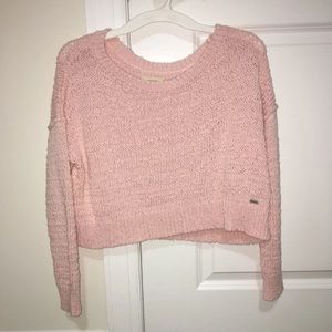 Pink hollister sweater